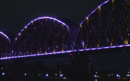 Big 4 Bridge and Louisville City FC Pay Tribute to Kobe Bryant