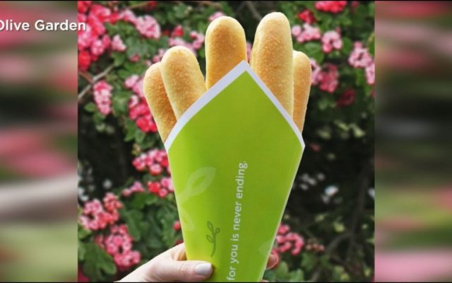 Olive Garden Selling Breadstick Bouquets For Valentine’s Day