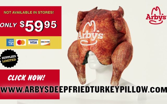 Arby’s Released a Deep-Fried Turkey Pillow to Go Over Your Head