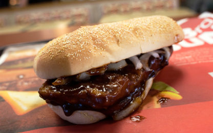 McDonald’s McRib Is Back For the First Time Since 2012