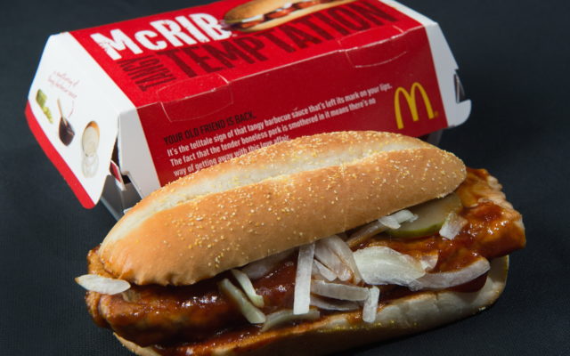 The McDonald’s McRib Returns in November