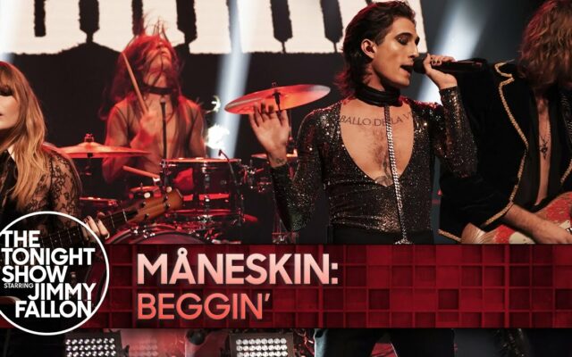 Maneskin Perform “Beggin” on The Tonight Show with Jimmy Fallon