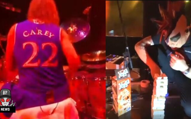 Tool Frontman Sneaks in a Game of Jenga Onstage