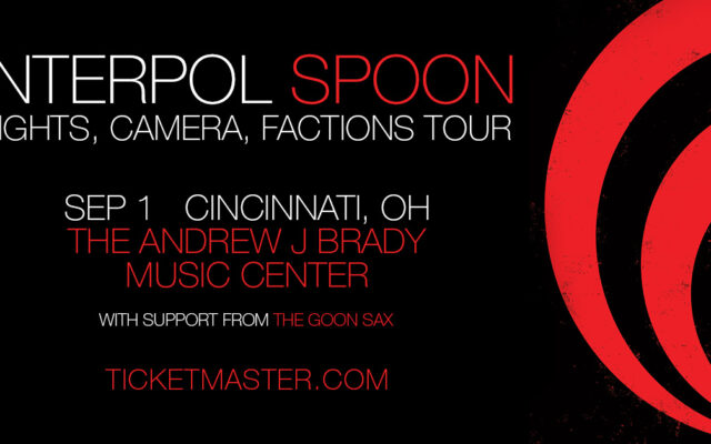 Interpol & Spoon @ Andrew J Brady Music Center