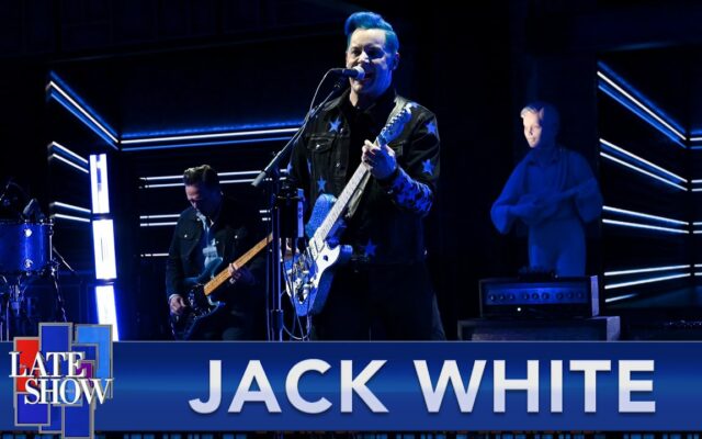 Jack White Performed “What’s The Trick?” on Late Show with Stephen Colbert