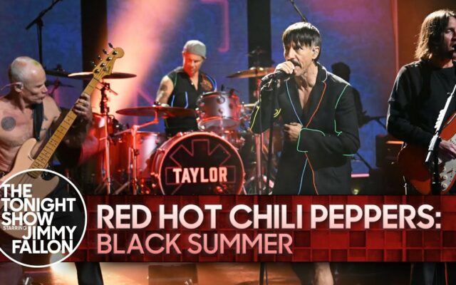 The Red Hot Chili Peppers Performed “Black Summer” on The Tonight Show