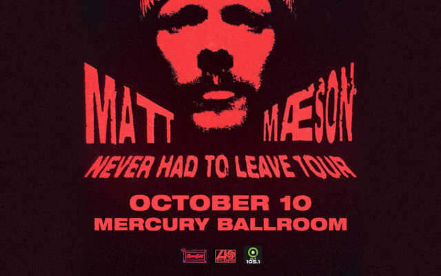 ALT 105.1 Presents: Matt Maeson @ Mercury Ballroom