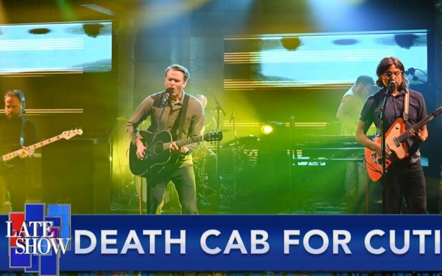 Death Cab For Cutie Performed New Song On The Late Show with Stephen Colbert