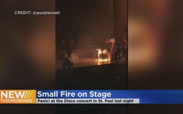 Stage Catches Fire During Panic! at the Disco Concert