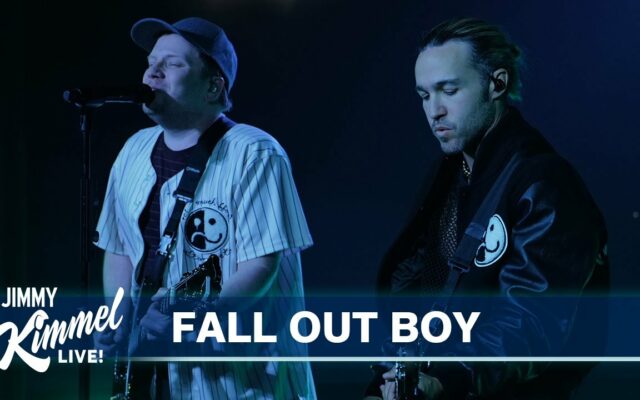 Fall Out Boy Performed New Song on Jimmy Kimmel Live!