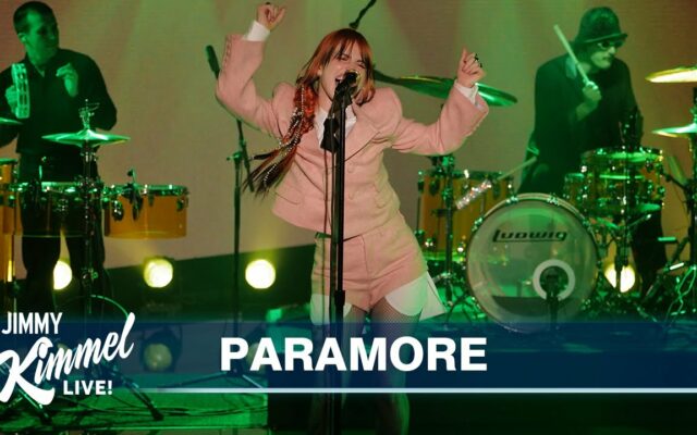 Paramore Rocks Out with ‘Running Out of Time’ on ‘Kimmel’