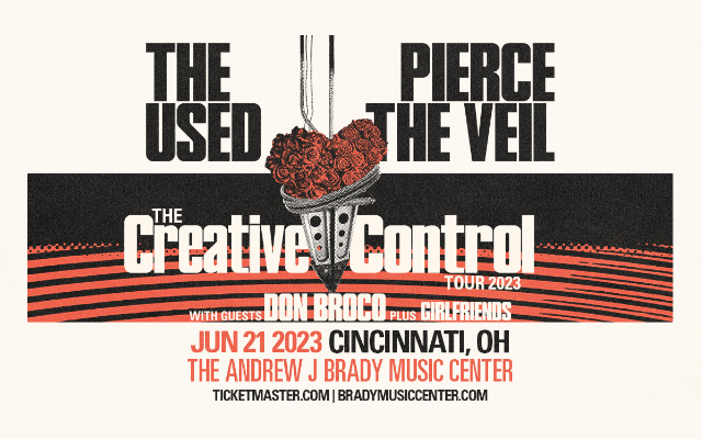 <h1 class="tribe-events-single-event-title">Pierce The Veil & The Used @ Andrew J Brady Music Center</h1>