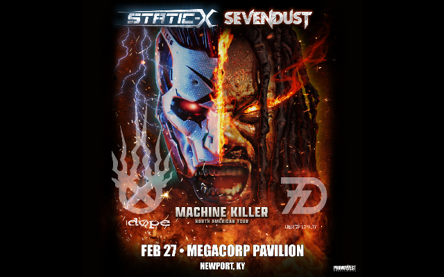 Win Our Last Tickets to Check Out Static-X and Sevendust on the 27th!