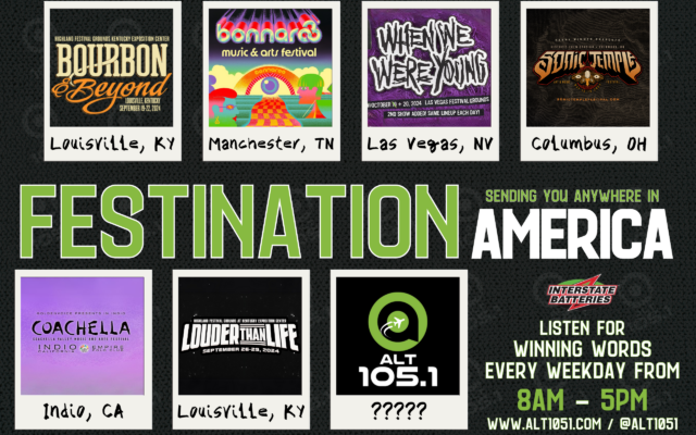 Festination America! Sending You to Any Festival in the Country!
