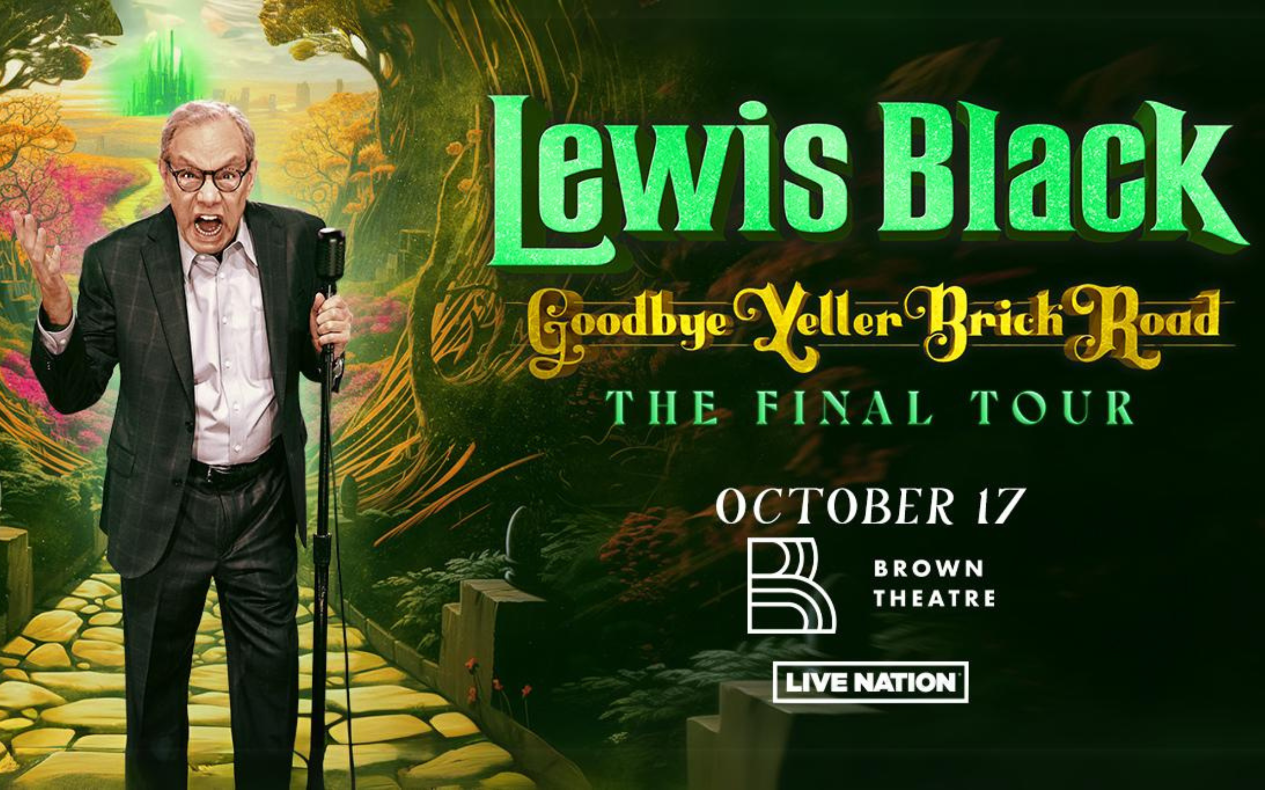 <h1 class="tribe-events-single-event-title">Lewis Black @ Brown Theatre</h1>